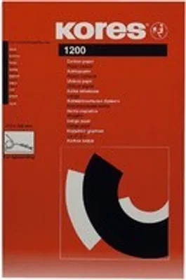 Produktbild von Kores KD7528492 Kohlepapier Carboplan A4 100 Blatt schwarz