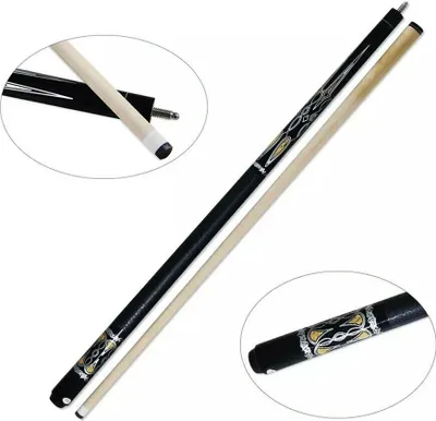 Produktbild von Pegasi Classic Billard Queue - 146cm - Zweiteilig Geronimo - 13mm Pomeranian - Snooker queue - Biliard Köhl - Pool Queue - Für das Hobby geeignet  - Ahornholz