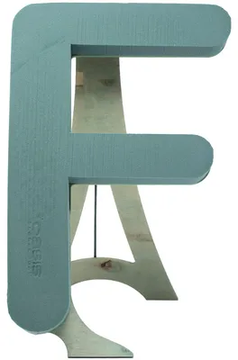 Produktbild von OASIS Steckschaum BIOLINE Buchstabe F 37cm Steckmasse Steckschwamm