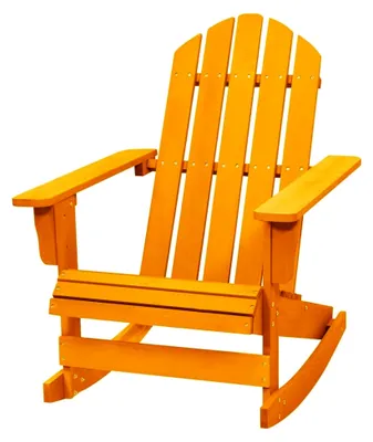 Produktbild von Adirondack-Schaukelstuhl aus Holz für Garten und Terrasse