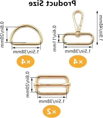 10 Stück Snap Hooks Swivel, Hauptbild