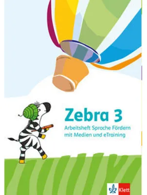 Produktbild von Zebra 3. Arbeitsheft Sprache Förderheft mit Medien und eTraining Klasse 3