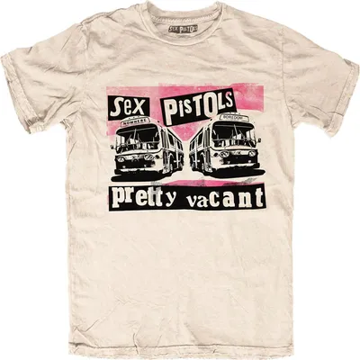 Produktbild von Pistols - "Pretty Vacant" T-Shirt für Herren/Damen Uni RO2095 (XXL) (Sand)