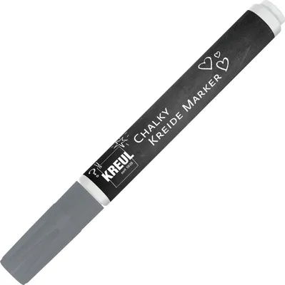 Obrázok produktu pre KREUL 22718, 1 kusov, Šedá, Guličkové zakončenie, Šedá, Volcanic Gray, Plast