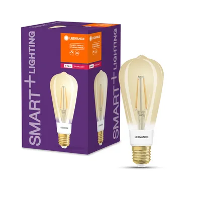 Obrázok produktu pre LED žiarovka E27 6W = 52W 680lm 2400K Teplé stmievateľné vlákno SMART+ ZigBee Edison Ledvance