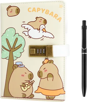 Produktbild von Tagebuch mit Zahlenschloss A5, 256 Seiten, Kombinationsschloss, inklusive Stift, für Kinder