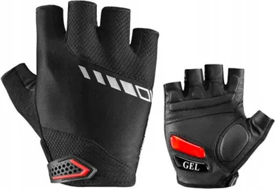 Obrázek produktu pro Rockbros S143-Bk M Cyklistické Rukavice S Gelovými Vycpávkami - Černé