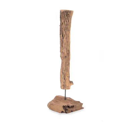 Produktbild von HOLZ SKULPTUR "ROOTS 100" | Wurzelholz rustikal | Teakskulptur