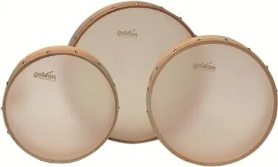 Produktbild von GOLDON Tamburin mit Naturfell, 20 cm, inklusive Schlägel