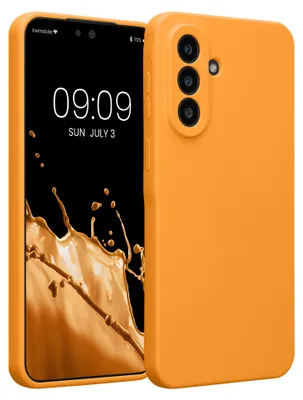 Produktbild von kwmobile Hülle kompatibel mit Samsung Galaxy A57 5G - Hülle Silikon gummiert - Handyhülle - Handy Case in Fruity Orange