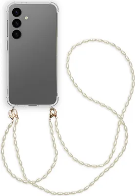 Image de imoshion Coque arrière avec cordon + bracelet - Perles pour le Samsung Galaxy S24 - Transparent