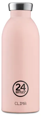 Image de 24Bottles Gourde en acier inoxydable Dusty Pink 0,5 l, anti-fuite, pour boissons chaudes & froides
