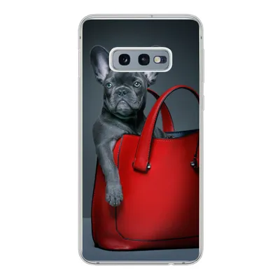 Produktbild von MuchoWow® Handyhülle Schutzhülle Hülle für Samsung Galaxy S10e Hund - Lustig - Tasche - Kinder - Jungen - Mädchen - Kinder Silikon Softcase Handy Hülle - Handy
