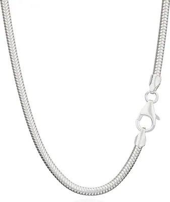 Produktbild von Echte 925er Sterlingsilber Schlangenkette Silberkette 55cm 2,40mm 12g 5944