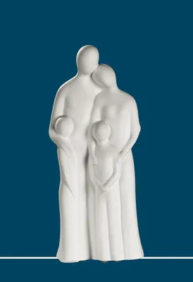 Immagine prodotto di Gilde Francis, Figur, Familie, "Familienharmonie", Keramik, creme, VE 2, H. 45 cm 30379 4009079303797