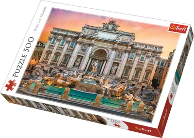 Zdjęcie produktu dla Trefl Fontanna di Trevi Rzym, 500 szt., 10 lat(a)