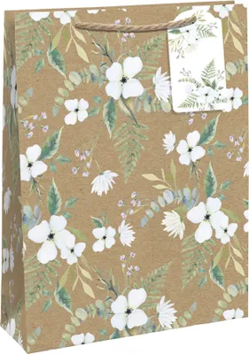 Produktbild von Clairefontaine Geschenktüte "Blumen" mittel
