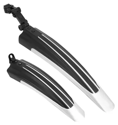 Produktbild von Fahrrad Schutzblech Set Vorne Hinten Universal 20-27 Zoll Weiß