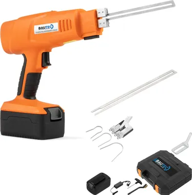 Produktbild von BAUTEC Styroporschneider Akku STYROCUTTER 200W » Set 5 » Kofferset inkl. 2 Akkus » Hartschaumschneider » Handgerät