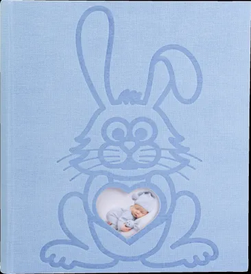 Zdjęcie produktu dla Exacompta Teddy, Niebieski, 300 ark., Oprawa książki, Karton, Papier, 100 x 150 mm, Biały