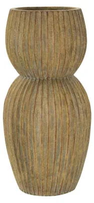 Produktbild von Mauro Ferretti Vase Brise, Durchmesser 25 cm, Höhe 52,5 cm, Farbe: Grün (roseau)