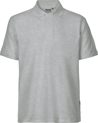 Produktbild von Neutral O20080 | Herren Classic Polo / 100% Fairtrade-Baumwolle - Farbe: Sports Grey - Größe: M
