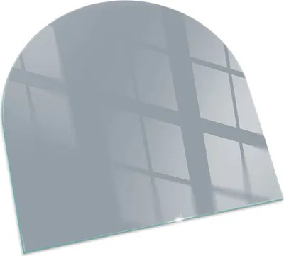 Produktbild von Farbe Grau – Glasbodenplatte für – Kaminofen – Kaminplatte Glas – Schutzglas – Funkenschutzplatte –Glasbodenplatte Feuerfeste – Hitzeschutzplatte – Bodenschutz aus Glas – 100x100 cm