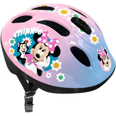 Produktbild von Fahrradhelm Minnie Maus, Größe S (53-56 cm), Rosa, Kinderhelm, Verstellbar