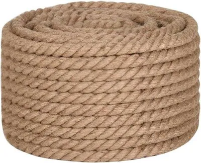 Produktbild von 20 mm Juteseil - 50 m Bootsschnur - Starker Transportseil