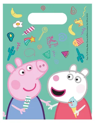 Produktbild von Procos Peppa Pig , Geschenktasche, Mehrfarbig, Abbildung, Junge/Mädchen