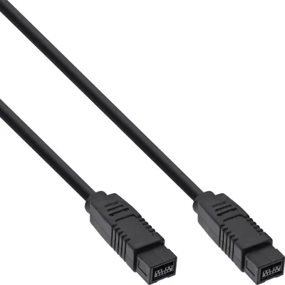 Obrázek produktu pro InLine 39903, Černá, 3 m, Samec/samec, 175 mm, 225 mm, 23 mm