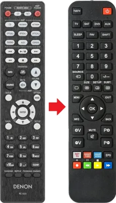 Produktbild von Fernbedienung passend für DENON DCD-800NE | DCD800NE | PMA-800NE