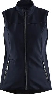 Produktbild von Blakläder Damen Softshell Weste 3851 2516 in div. Farben, Farbe:dunkel marineblau/schwarz, Größe:M