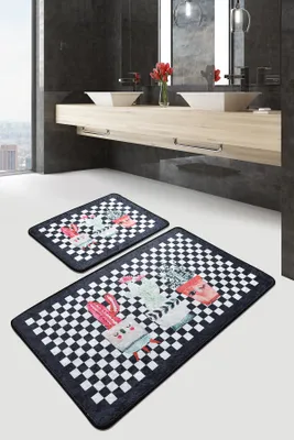 Image de Mijolnir, Black- CHL2482, Coloured, Tapis de bain, 700 gr/m², 100% velours