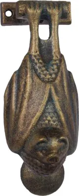 Produktbild von Wandglocke Türglocke Türklopfer Gusseisen Fledermaus