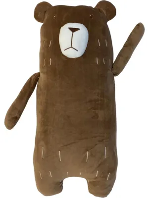 Obrázok produktu pre MikroElastanový vankúš Medveď hnedý 53 cm