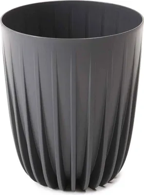 Zdjęcie produktu dla HowHomely doniczka okrągła 30 cm wysokości, doniczka na rośliny, antracytowa doniczka na balkon ogrodowy