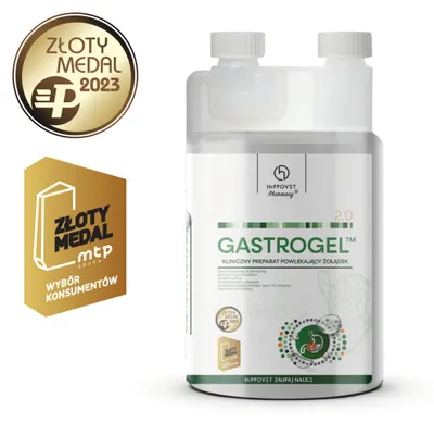 Zdjęcie produktu dla Hippovet Gastrogel 2.0 – pasza uzupełniająca w żelu dla koni, 1,2 l