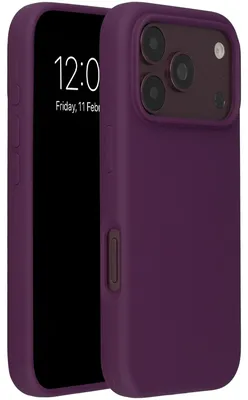 Obrázek produktu pro Kryt Accezz Liquid Silicone s magnetickým připojením MagSafe pro iPhone 18 Pro / 17 Pro – barva burgundská
