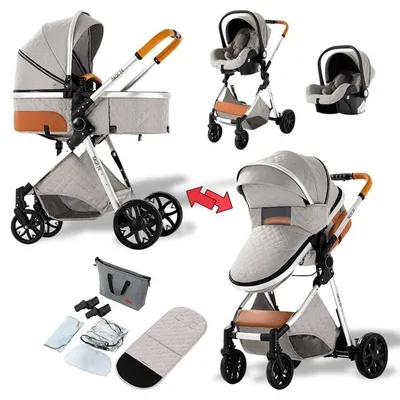 Productafbeelding van MAGIC ZC 3-in-1 kinderwagen met autostoel en reiswieg