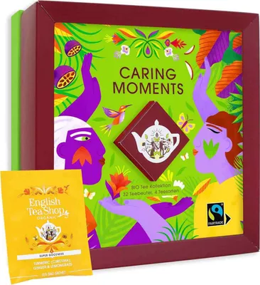 Produktbild von ETS - Tee-Kollektion "Caring Moments", Ayurveda Kräuter Tee , BIO, 32 Teebeutel