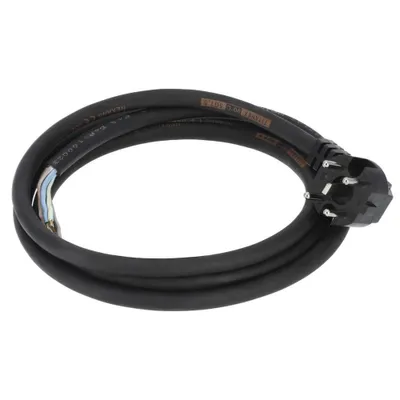 Image de Xavax Câble de raccordement d'appareil avec fiche coudée à courant fort, pour cuisinière etc., 2 m (00220798)