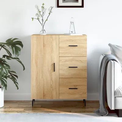 Produktbild von vidaXL Sideboard Sonoma-Eiche 69,5x34x90 cm Holzwerkstoff