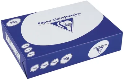 Obrázek produktu pro Clairefontaine - Kopírovací papír Clairefontaine Clairalfa A4 90gr Wt | Balení 500 listů | 5 kusů