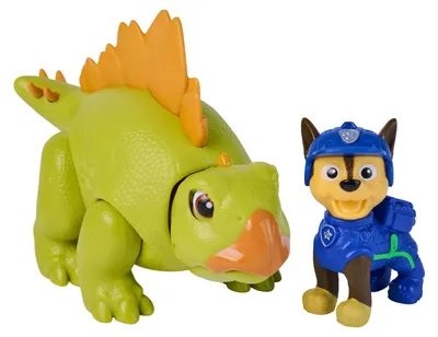 Image de Patrouille des chiots : Le film des dinosaures - Figurines Roaring Dino et Chase