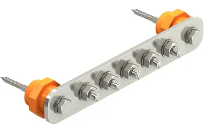 Produktbild von OBO® Bettermann Potentialausgleichsschiene  BigBar / 5 Anschlüsse  5xM10