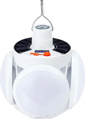 Immagine prodotto di Avizar, lampada LED 3W per interni ed esterni, solare e USB, bianca