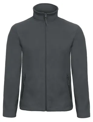 Produktbild von B&C - "ID.501" Fleecejacke Durchgehender Reißverschluss für Herren FK2753 (S) (Dunkelgrau)