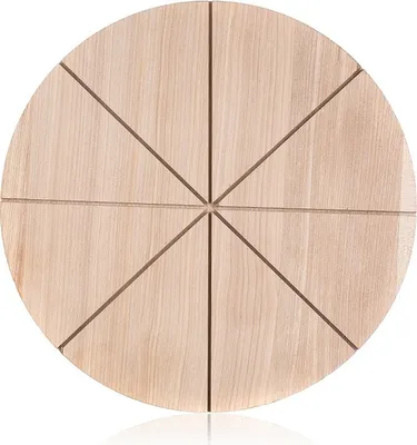 Produktbild von Pizzabrett, Pizza-Servierbrett, Holz, perforiert 32 cm