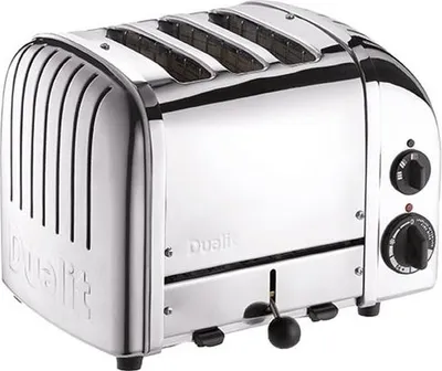 Produktbild von Dualit 26203, 3 Scheibe(n), Edelstahl, Edelstahl, Niveau, Drehregler, 1700 W, 310 mm